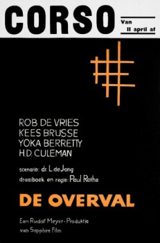 poster De overval   (1962)