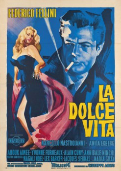 poster Fellini La Dolce Vita  (1960)